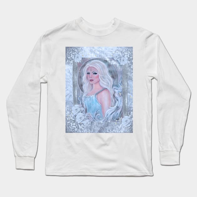 Ambriella angel art by Renee Lavoie Long Sleeve T-Shirt by ReneeLLavoie